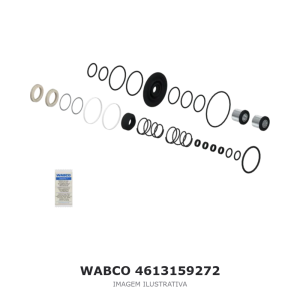 VÁLVULA PEDAL DE FREIO WABCO – 4613159272 – imagem ilustrativa