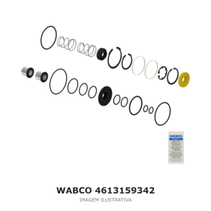 VÁLVULA PEDAL DE FREIO WABCO SCANIA – 4613159342 – imagem ilustrativa