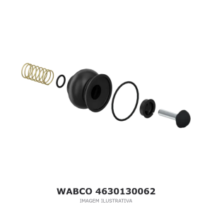 VÁLVULA 3/2 VIAS WABCO MERCEDES-BENZ / VOLVO – 4630130062 – imagem ilustrativa