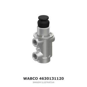 VÁLVULA DE TRÊS VIAS WABCO MERCEDES-BENZ / VOLVO / SCANIA – 4630131120 – imagem ilustrativa