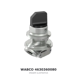 VÁLVULA 3/2 VIAS WABCO SCANIA / IVECO / DAF – 4630360080 – imagem ilustrativa
