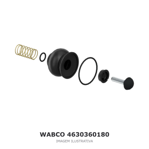 VÁLVULA 3/2 VIAS WABCO MERCEDES-BENZ – 4630360180 – imagem ilustrativa