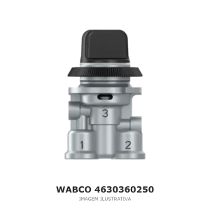 VÁLVULA 3/2 VIAS WABCO MERCEDES-BENZ – 4630360250 – imagem ilustrativa