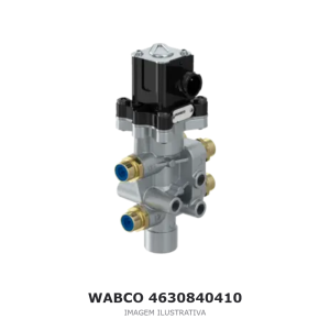 VÁLVULA DE CONTROLE DE ELEVAÇÃO DO EIXO WABCO SCANIA – 4630840410 – imagem ilustrativa
