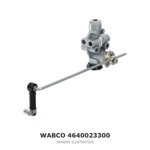 VÁLVULA NIVELADORA DA SUSPENSÃO PNEUMÁTICA WABCO MERCEDES-BENZ / VOLVO / SCANIA – 4640023300 – imagem ilustrativa