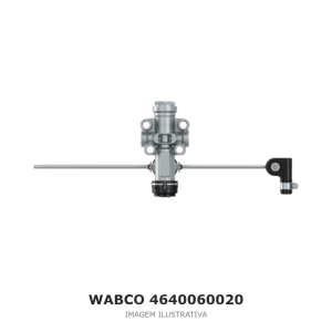 VÁLVULA NIVELADORA DA SUSPENSÃO PNEUMÁTICA WABCO MERCEDES-BENZ / VOLVO / SCANIA – 4640060020 – imagem ilustrativa