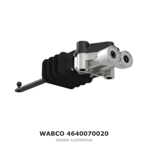 VÁLVULA NIVELADORA DA SUSPENSÃO PNEUMÁTICA WABCO VOLVO / DAF / RENAULT – 4640070020 – imagem ilustrativa