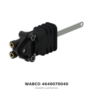 VÁLVULA NIVELADORA DA SUSPENSÃO PNEUMÁTICA WABCO MERCEDES-BENZ / VOLVO – 4640070040 – imagem ilustrativa