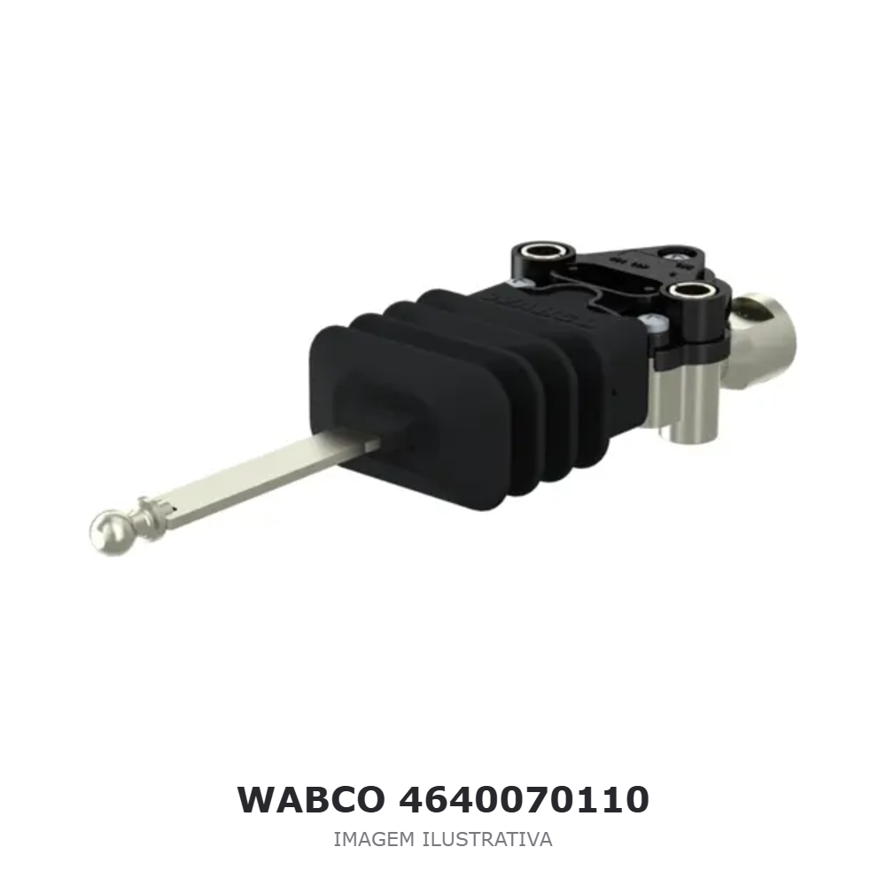 VÁLVULA NIVELADORA DA SUSPENSÃO PNEUMÁTICA WABCO MERCEDES-BENZ / SCANIA / DAF – 4640070110 – imagem ilustrativa VÁLVULA NIVELADORA DA SUSPENSÃO PNEUMÁTICA WABCO MERCEDES-BENZ / SCANIA / DAF – 4640070110 – imagem ilustrativa