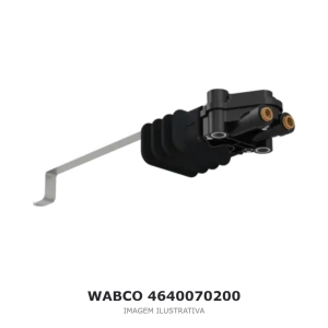 VÁLVULA NIVELADORA DA SUSPENSÃO PNEUMÁTICA WABCO VOLVO / RENAULT – 4640070200 – imagem ilustrativa