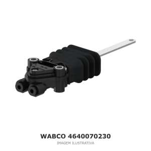 VÁLVULA NIVELADORA DA SUSPENSÃO PNEUMÁTICA WABCO VOLVO / RENAULT – 4640070230 – imagem ilustrativa