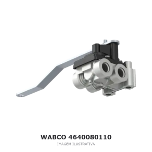 VÁLVULA NIVELADORA DA SUSPENSÃO PNEUMÁTICA WABCO VOLVO – 4640080110 – imagem ilustrativa