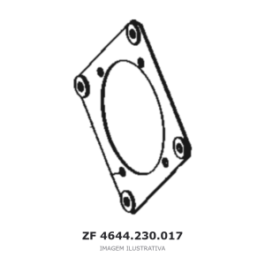 DIAFRAGMA ZF 4 WG 180(500) / 3 WG 201 / 6 WG 201 – 4644.230.017 – imagem ilustrativa