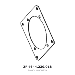 DIAFRAGMA ZF 4 WG 180(500) / 4 WG 158 / 3 WG 201 – 4644.230.018 – imagem ilustrativa