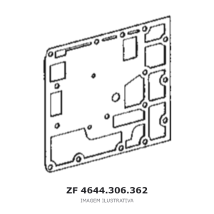 VEDAÇÃO ZF 4 WG 150 / 6 WG 150 / 4 WG 180(555) – 4644.306.362 – imagem ilustrativa