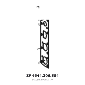 VEDAÇÃO ZF T 7224 L / T 7226 L / T 7200 – 4644.306.584 – imagem ilustrativa