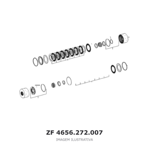 ACOPLAMENTO ZF TMT 09 / 4 WG 130 / 3 WG 160 – 4656.272.007 – imagem ilustrativa