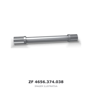 EIXO ZF 4 WG 115 / 6 WG 115 / 6 WG 158 – 4656.374.038 – imagem ilustrativa