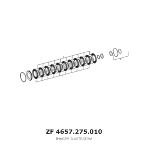 ACOPLAMENTO ZF 6 WG 190 / 5 WG 191 / 6 WG 191 – 4657.275.010 – imagem ilustrativa