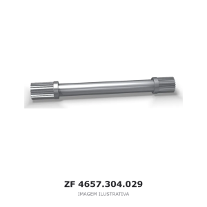 EIXO DE SAÍDA ZF 3 WG 190 / 4 WG 190 / 5 WG 190 – 4657.304.029 – imagem ilustrativa
