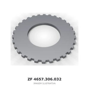 PLACA COM CANALETAS ZF 3 WG 191 / 4 WG 191 / 5 WG 191 – 4657.306.032 – imagem ilustrativa