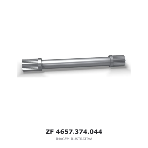 EIXO ZF 4 WG 190 / 5 WG 190 / 3 WG 191 – 4657.374.044 – imagem ilustrativa