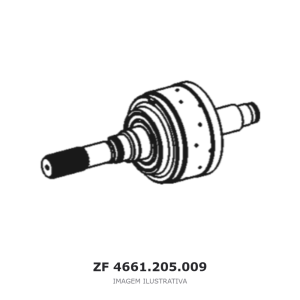 ACOPLAMENTO ZF 4 WG 90 / 4 WG 94 / 5 WG 94 – 4661.205.009 – imagem ilustrativa