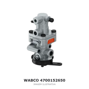 VÁLVULA DE CONTROLE DO REBOQUE WABCO 2 CIRCUITOS CASE IH – 4700152650 – imagem ilustrativa