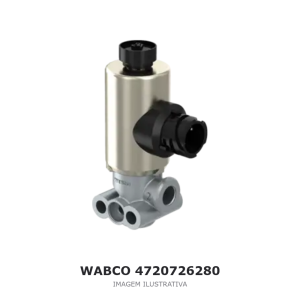 VÁLVULA WABCO SCANIA / MAN / DAF – 4720726280 – imagem ilustrativa