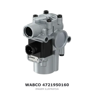 VÁLVULA MODULADORA ABS WABCO MERCEDES-BENZ / VOLVO / SCANIA – 4721950160 – imagem ilustrativa