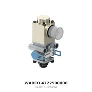VÁLVULA RELÉ PROPORCIONAL WABCO 24 V MERCEDES-BENZ / VOLVO / SCANIA – 4722500000 – imagem ilustrativa