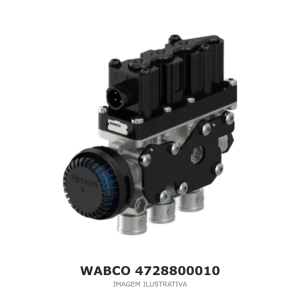 VÁLVULA SOLENOIDE ECAS WABCO 24 V VOLVO / SCANIA / MAN – 4728800010 – imagem ilustrativa