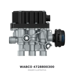 VÁLVULA SOLENOIDE ECAS WABCO 24 V VOLVO / SCANIA / MAN – 4728800300 – imagem ilustrativa
