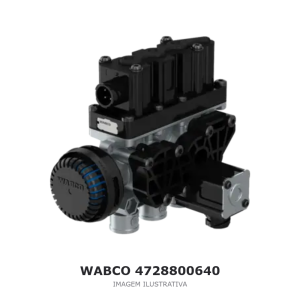 VÁLVULA SOLENOIDE ECAS WABCO 24 V DAF / MERCEDES-BENZ – 4728800640 – imagem ilustrativa