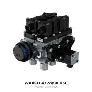 VÁLVULA SOLENOIDE ECAS WABCO 24 V – 4728800650 – imagem ilustrativa