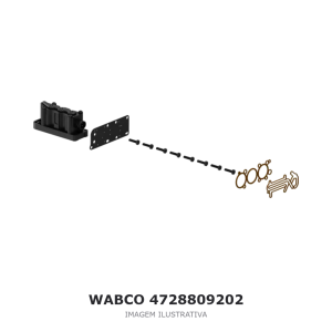JOGO DE REPARO DA VÁLVULA SOLENOIDE WABCO MAN / IVECO – 4728809202 – imagem ilustrativa