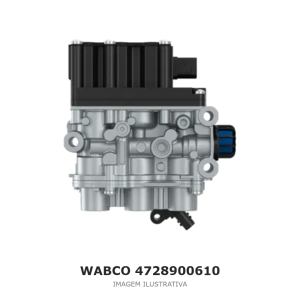 VÁLVULA SOLENOIDE ECAS WABCO 24 V SCANIA – 4728900610 – imagem ilustrativa