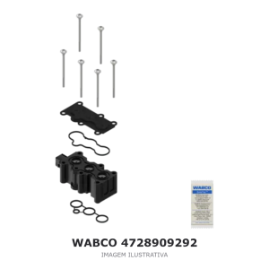 JOGO DE REPARO DA VÁLVULA SOLENOIDE WABCO – 4728909292 – imagem ilustrativa