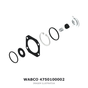 VÁLVULA LIMITADORA DE PRESSÃO WABCO MERCEDES-BENZ / VOLVO / SCANIA – 4750100002 – imagem ilustrativa