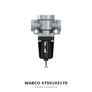 VÁLVULA LIMITADORA DE PRESSÃO WABCO MERCEDES-BENZ / MAN / DAF – 4750103170 – imagem ilustrativa