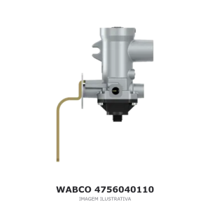 VÁLVULA REGULADORA AUTOMÁTICA DA FORÇA DE FRENAGEM WABCO VOLVO / SCANIA / MAN – 4756040110 – imagem ilustrativa