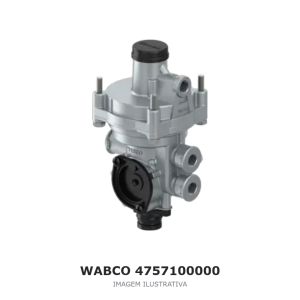 VÁLVULA RELÉ SENSÍVEL À CARGA MECÂNICA WABCO MERCEDES-BENZ / MAN / IVECO – 4757100000 – imagem ilustrativa