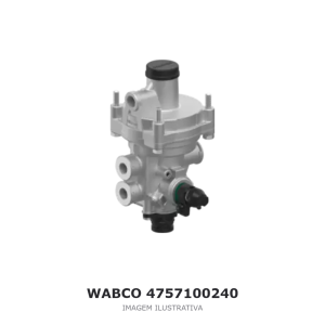 VÁLVULA RELÉ SENSÍVEL À CARGA MECÂNICA WABCO IVECO / DAF / RENAULT – 4757100240 – imagem ilustrativa
