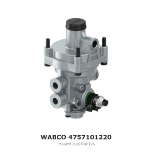 VÁLVULA RELÉ SENSÍVEL À CARGA MECÂNICA WABCO VOLVO / DAF – 4757101220 – imagem ilustrativa