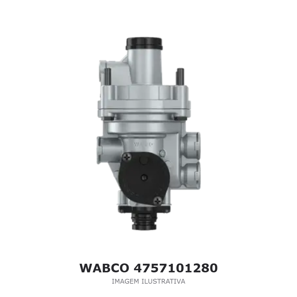 VÁLVULA RELÉ SENSÍVEL À CARGA MECÂNICA WABCO VOLVO / RENAULT – 4757101280 – imagem ilustrativa VÁLVULA RELÉ SENSÍVEL À CARGA MECÂNICA WABCO VOLVO / RENAULT – 4757101280 – imagem ilustrativa