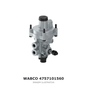 VÁLVULA RELÉ SENSÍVEL À CARGA MECÂNICA WABCO VOLVO / DAF / RENAULT – 4757101560 – imagem ilustrativa