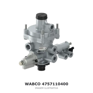 VÁLVULA RELÉ SENSÍVEL À CARGA PNEUMÁTICA WABCO VOLVO / DAF – 4757110400 – imagem ilustrativa