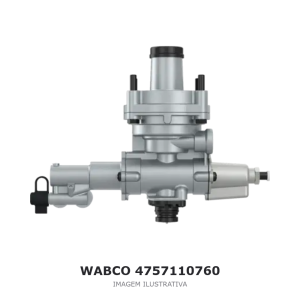 VÁLVULA RELÉ SENSÍVEL À CARGA PNEUMÁTICA WABCO MERCEDES-BENZ / DAF / FORD – 4757110760 – imagem ilustrativa