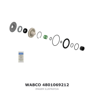 VÁLVULA MODULADORA DO EIXO TRASEIRO WABCO HYUNDAI – 4801069212 – imagem ilustrativa