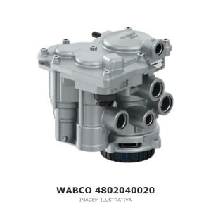 VÁLVULA DE CONTROLE DO REBOQUE WABCO MERCEDES-BENZ / SCANIA / MAN – 4802040020 – imagem ilustrativa